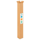 Tall Moving & Shipping Boxes 4 x 4 x 48 inches (5-Pack) - Extra Strength 200 lb vs Regular - Corrugated Durable Packing Boxes fo
