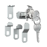 Mailbox Lock Replacement with 2 Keys - Universal Fit for Post Office Boxes, ILCO 1003M Keyway, 90 Counter-Clockwise Rotation, Ni
