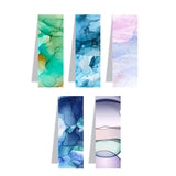 woopme Abstract Bookmark Magnetic for Students Kids Book Lovers Readers Gift Magnetic Page Clips Folding 5 PCs