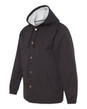 Independent Trading Co. Water-Resistant Hooded Windbreaker - Black, S