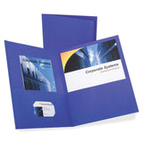 Oxford Twin Pocket Folders Letter 8.50 X 11 Sheet Size 100 Sheet Capacity 2inside Front &