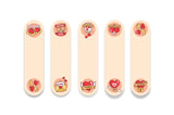 woopme Set of 5 Magnetic Love You for Ever Design Bookmark for Book Lovers Readers Students Gift Magnetic Page Clips Folding