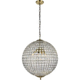 Living District Earlene 4-Light Transitional Metal Pendant In Antique Bronze