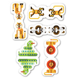 woopme Funny Wild Animal Magnetic Bookmark for Book Lovers Readers Students Gift Magnetic Page Clips Folding Set of 5