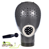 HOMEGOAL Hair Dryer Wig Stand Holder Mannequin Head, Drying Wig From Inside to Outside, Quickly, Easily, For Lace Scalp Cap Net (Dark Grey)