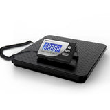 Amazon Basics Digital Postal Scale, Heavy Duty, Aluminium Platform, 440 lb Capacity, 1 Ounce Readability, Black