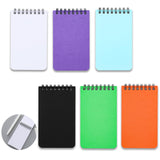 QiCheng Pocket Notebook Small Notepad Pocket Notepad Small Spiral Notebooks 3X5Inches (6-blank)