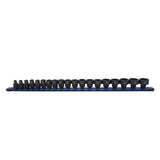 Astro Tools 78319 19pc 3/8 Drive 624mm Low Profile Nano Impact Socket Set No Skips