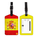 Nutcase Designer Luggage Travel Baggage Tags Set Of 2 With Name Card Inside Spain