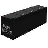 Mighty Max Battery ML5-12 - 12 Volt 5 AH SLA Battery - Pack of 4