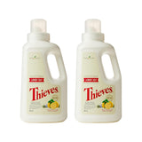 Young Living Thieves Essential Oil-Infused 6x Ultra Concentrated Laundry Soap (2 pack) - Fresh Citrus Scent 32 fl. oz (946 ml) -