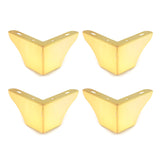 Geesatis 8cm / 3 inch Height Furniture Leg Accessories 4 pcs Furniture Legs Metal Minimalist Design Furniture Legs Replacement,