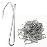 60pcs Stainless Steel Drapery Hook and Pin for Pleated Drapes Deep Prong Hooks for Pencil Pleat Curtains Window Door Bathroom Cu