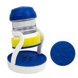 CELOX Dish Scrubber with Soap Dispenser with Holder for Pot Pan Sink Cleaning