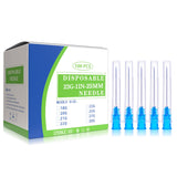 23G Needle 1 Inch Luer Lock 23 Gauge Needles Dispensing Accessories, Box of 100