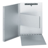 Universal UNV40300 0.4 in. Clip Capacity 8.5 in. x 11 in. Deluxe Aluminum Document Box Aluminum