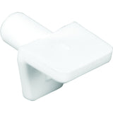 PrimeLine U 10142 Shelf Support Peg, 5 mm., White Plastic (Pack of 8)