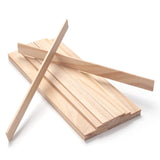 Wooden Dowels for Crafts, Wood Trim Wood Strips Slats for Wall 1/8112, 30 PCS Square Dowel Rods Wooden Sticks for Crafts