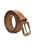 Art N Vintage Genuine Leather Dress Belts For Men Mens Belt For Suits, Jeans With Metal Buckle Casual Every Day Belt (42 4