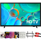 Samsung 32 inch HD H5000F 720P Smart TV (2025) Bundle with Premiere Movies Streaming + 19-45 Inch TV Wall Mount + 6-Outlet Surge