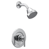 Moen Gibson Chrome PosiTemp Pressure Balancing EcoPerformance Modern Shower Only Trim Valve Required, T2902EP