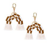 Zoomella 2X Fashion Tassel Key Chain Keyrings Pendant Accessories For Bag Wallet Car