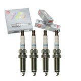 4 pc NGK Laser Iridium Spark Plugs compatible with Honda Fit 1.5L L4 2015-2020