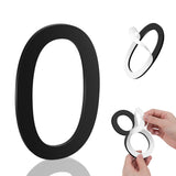 Merear 6 Inch Modern Black Acrylic House Numbers, Self-adhesive, Easy to Install, Suitable for Many Places, Highly Visible, Not