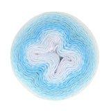 Scheepjes Whirl Gradient Yarn, 1 Cake (1,000 m / 1,094 yd) - 790 Blue Heaven Bliss, Cotton/Acrylic Blend