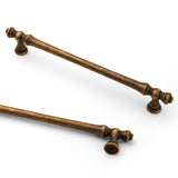 Asidrama 6 Pack 12.6 Inch(320mm) Antique Brass Kitchen Cabinet Handles, Cabinet Pulls Kitchen Cabinet Hardware for Cupboard Draw