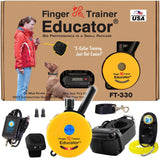 Educator FT-330 Finger Trainer E Collar for Dog Training with Remote - 1/2 Mile Range, Waterproof, 100 Stimulation Levels, Tone