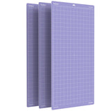 Monicut 12x24 Stronggrip Cutting Mat for Cricut Maker 3/Maker/Explore 3/Air 2/Air/One, 3 Pcs Non-Slip Flexible Cutting Mats for