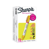 Sharpie OilBased Paint Marker, Medium Tip, Yellow, Dozen (2107619)