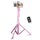 Sensyne 62 Phone Tripod & Selfie Stick, Extendable Cell Phone Tripod Stand with Wireless Remote and Phone Holder, Compatible wit
