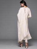Libas Women'S Silk Blend Kurta Sets (33338O_Beige Beige Xl