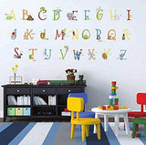 Borders Unlimited Alphabet Animals Super Jumbo Applique, Multicolor