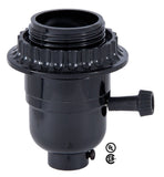 B&P Lamp Threaded Shell with Ring Phenolic Socket Easy to Install Replacement Lamp Socket
