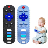 Silicone Baby Teething Toys for Babies 3 6 18 24 Months,Baby Silicone Chew Toys,Remote Control Shape Teething Toys,BPA Free (L-B