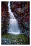 Waterfall In Creek Along Gold River Highway, Vancouver Island, Canada-Paper Art-22,,X32,,
