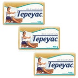 Tepeyac Yellow Laundry Bar Soap, 400g, 3 Pack