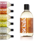 Soak Laundry Soap No Rinse, Plant Derived Hand Wash Detergent 375 ml / 12 fl. oz, 75+ Washes (Yuzu)