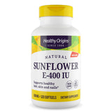 Healthy Origins Sunflower Vitamin E-400 IU (Non-GMO, Gluten Free, Soy Free, Hair Support, Nail Support, Skin Support, Cardiovasc