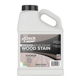 #1 Deck Wood Deck Paint and Sealer Advanced Solid Color Deck Stain for Decks, Fences, Siding 1 Gallon (Dark Cocoa)
