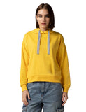 Fyltr Women'S Casual Hoodie With Stripe Tape - Rib Hem & Cuff | Drop Shoulder | Casual Winterwear For Women Mellow Yellow,Mellow Yellow,Mellow Yellow,L