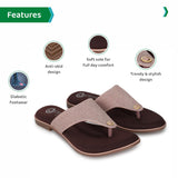 Ortho Joy Doctor Fancy Slipper For Women || Orthopedic Women'S Slipper || Fancy Slippers For Women,Peach,6,B0C7MVF7LW