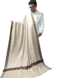 Kashmiri Men Shawl Men Lohi Woolen Gents Pashmina Saal 40X80 Inches Jk38