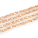 5 Strands Czech Center Drilled 12mm Faceted Teardrop Pear Crystal Loose Beads Golden Shadow (~ 275-290pcs Total) for Jewelry Cra