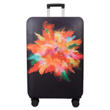 WUJIAONIAO Travel Luggage Cover Baggage Suitcase Cover Protector Skins 18-32 Inch (Graffiti, M (for 22-24 inch luggage))