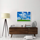 Oak And Clouds, Bavaria, Germany-Paper Art-42,,X30,,