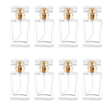 Rixoxo Empty Perfume Bottle Refillable 8PCS 30ml Glass Clear Travel Spray Atomizer Bottle Container Perfume Fine Mist Spray Bott